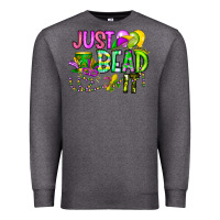 Charcoal Heather Just Bead it Premium Sweatshirt - CowhideDigitalArt