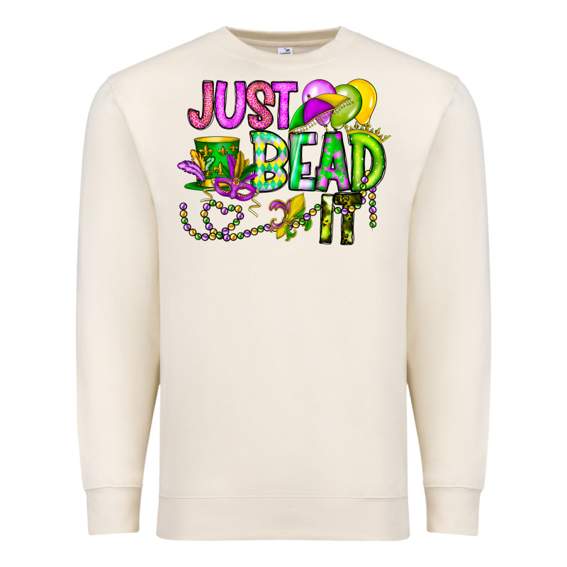 Just Bead It Premium Sweatshirt by CowhideDigitalArt | Teevron