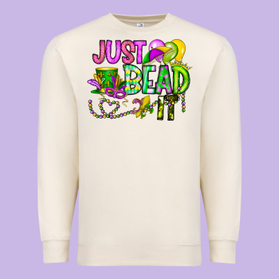 Just Bead It Premium Sweatshirt Designed By Cowhidedigitalart