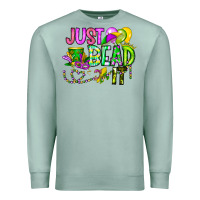 Seafoam Just Bead it Premium Sweatshirt - CowhideDigitalArt