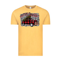 Vintage Mustard Merry Christmas Truck Vintage Tee - Bettercallsaul