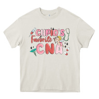 Cream cupids favorite cna Heavy Core Tee - MaliasSmallBusiness
