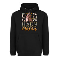 Black Fur Baby Mama Heavyweight Hoodie - CowhideDigitalArt