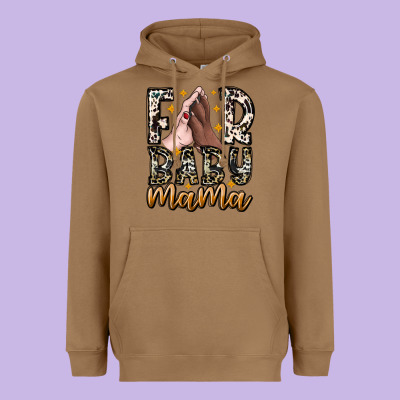 Fur Baby Mama Heavyweight Hoodie Designed By Cowhidedigitalart