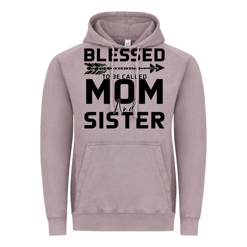 Blessed Mom And Sister Vintage Hoodie by Bettercallsaul | Teevron