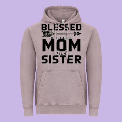 Blessed Mom And Sister Vintage Hoodie Designed By Bettercallsaul