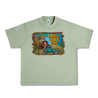 Oil Green just a small town girl Urban Heavy Tee - RanaPortraitStore