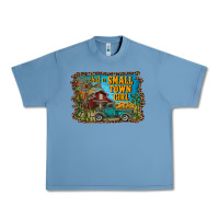 Pebble Blue just a small town girl Urban Heavy Tee - RanaPortraitStore