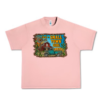 Salmon just a small town girl Urban Heavy Tee - RanaPortraitStore