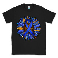 Black Colon Cancer Awareness sunflower Classic Tee - RanaPortraitStore