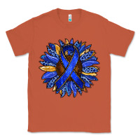Copper Colon Cancer Awareness sunflower Classic Tee - RanaPortraitStore