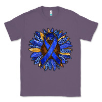 Lavender Colon Cancer Awareness sunflower Classic Tee - RanaPortraitStore