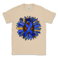 Mushroom Colon Cancer Awareness sunflower Classic Tee - RanaPortraitStore