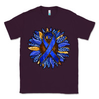 Plum Colon Cancer Awareness sunflower Classic Tee - RanaPortraitStore