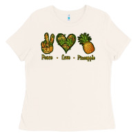 Bone Peace Love Pineapple Ladies Tee - Jasminsmagicworld