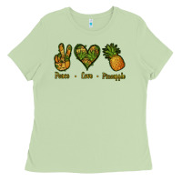 Matcha Peace Love Pineapple Ladies Tee - Jasminsmagicworld
