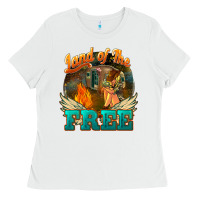 Land Of The Free Ladies Tee | Teevron