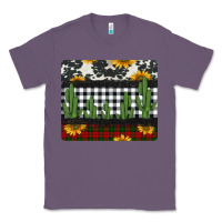 Lavender cowhide cacti sunflowers christmas mousepad Classic Tee - Jasminsmagicworld