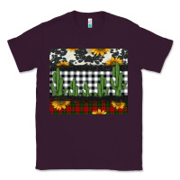 Plum cowhide cacti sunflowers christmas mousepad Classic Tee - Jasminsmagicworld