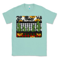 Seafoam cowhide cacti sunflowers christmas mousepad Classic Tee - Jasminsmagicworld