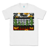 White cowhide cacti sunflowers christmas mousepad Classic Tee - Jasminsmagicworld