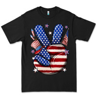 Black peace 4th july Premium Tee - NancyCooperArtShop