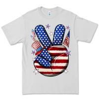 Dove Grey peace 4th july Premium Tee - NancyCooperArtShop