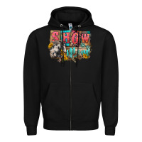 Black Show mom horse Mother's Day Zipper Hoodie - FaDigitalArtStudio