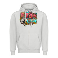 Dove Grey Show mom horse Mother's Day Zipper Hoodie - FaDigitalArtStudio