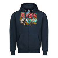 Navy Show mom horse Mother's Day Zipper Hoodie - FaDigitalArtStudio