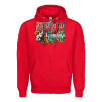 Red Show mom horse Mother's Day Zipper Hoodie - FaDigitalArtStudio