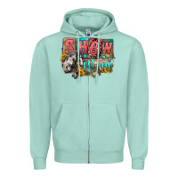 Seafoam Show mom horse Mother's Day Zipper Hoodie - FaDigitalArtStudio