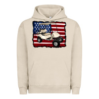 Pigment French Oak golf cart american flag Urban Hoodie - Artiststas