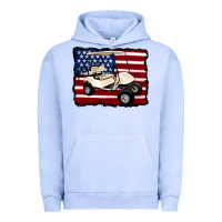 Pigment Grape Ice golf cart american flag Urban Hoodie - Artiststas