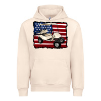 Sandshell golf cart american flag Urban Hoodie - Artiststas