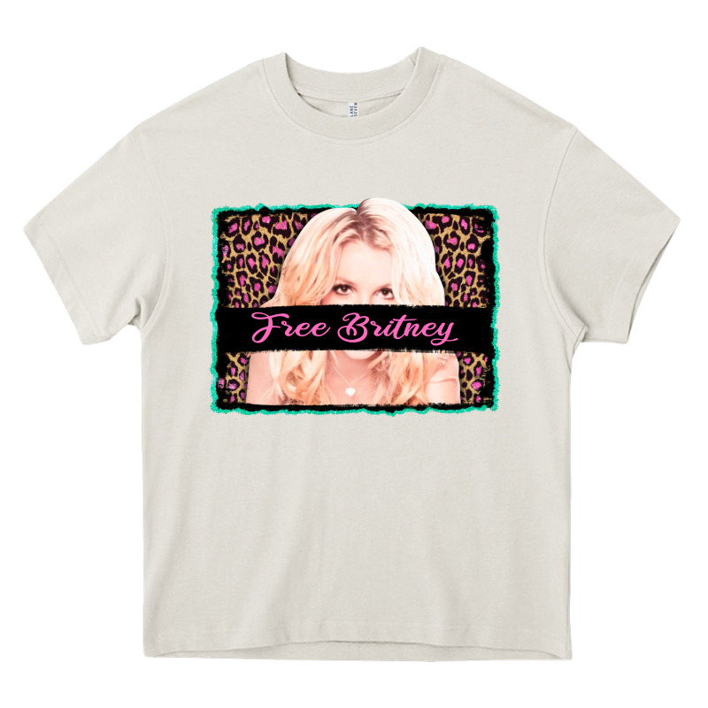 Free Britney Leopard Glitter Heavy Core Tee by AdoDesignShop | Teevron