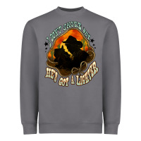 Storm I don't smoke but he's got a lighter Heavyweight Sweatshirt - HowdyJamesFarm