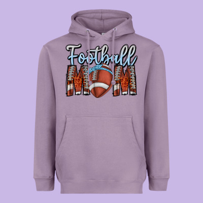 Football Mom Heavyweight Hoodie Designed By Cowhidedigitalart