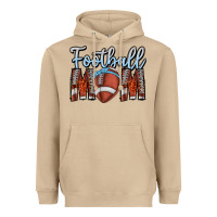 Mushroom Football Mom Heavyweight Hoodie - CowhideDigitalArt