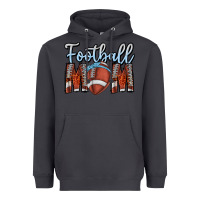 Smoke Football Mom Heavyweight Hoodie - CowhideDigitalArt