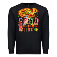 Black Food Is My Valentine Premium Sweatshirt - CowhideDigitalArt
