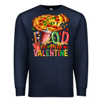 Navy Food Is My Valentine Premium Sweatshirt - CowhideDigitalArt