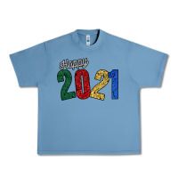 Pebble Blue Happy 2021 Urban Heavy Tee - Bettercallsaul