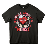 Asphalt cupids favorite nurse Heavy Core Tee - MaliasSmallBusiness