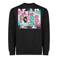 Black Oh for peeps sake with cowhide tumbler Easter Day Heavyweight Sweatshirt - HowdyJamesFarm