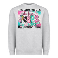 Heather Grey Oh for peeps sake with cowhide tumbler Easter Day Heavyweight Sweatshirt - HowdyJamesFarm