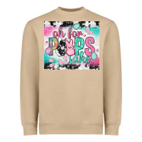 Mushroom Oh for peeps sake with cowhide tumbler Easter Day Heavyweight Sweatshirt - HowdyJamesFarm