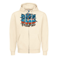 Sandshell Boom boom Mama Zipper Hoodie - FaDigitalArtStudio