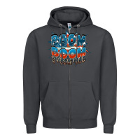 Smoke Boom boom Mama Zipper Hoodie - FaDigitalArtStudio
