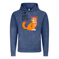 Vintage Denim I Am Good Kittiy Vintage Hoodie - Bettercallsaul